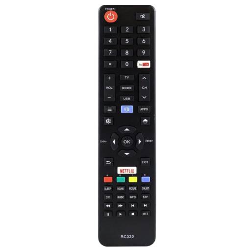 Foto - Telecomandă de rezervă RC320 pentru TV JVC